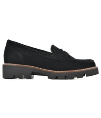 Gunner Lug Sole Loafers Black/Suede