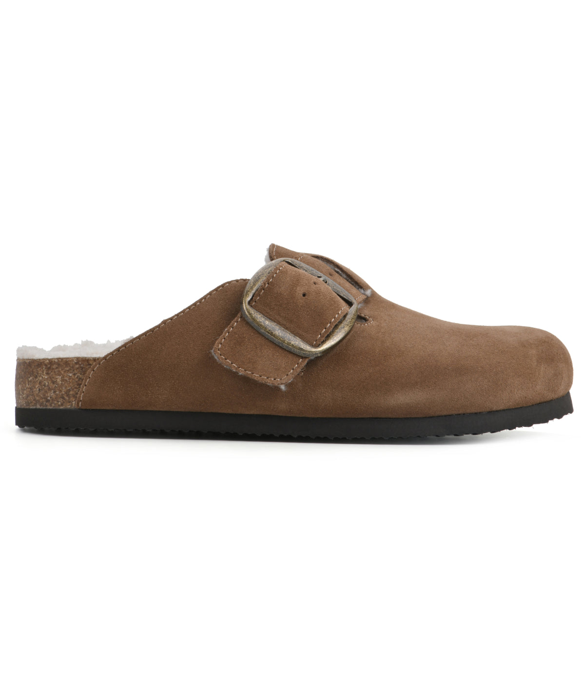  Big Easy Clogs Chestnut/Suede W/ Fur - Chestnut/Suede W/ Fur - Bonton