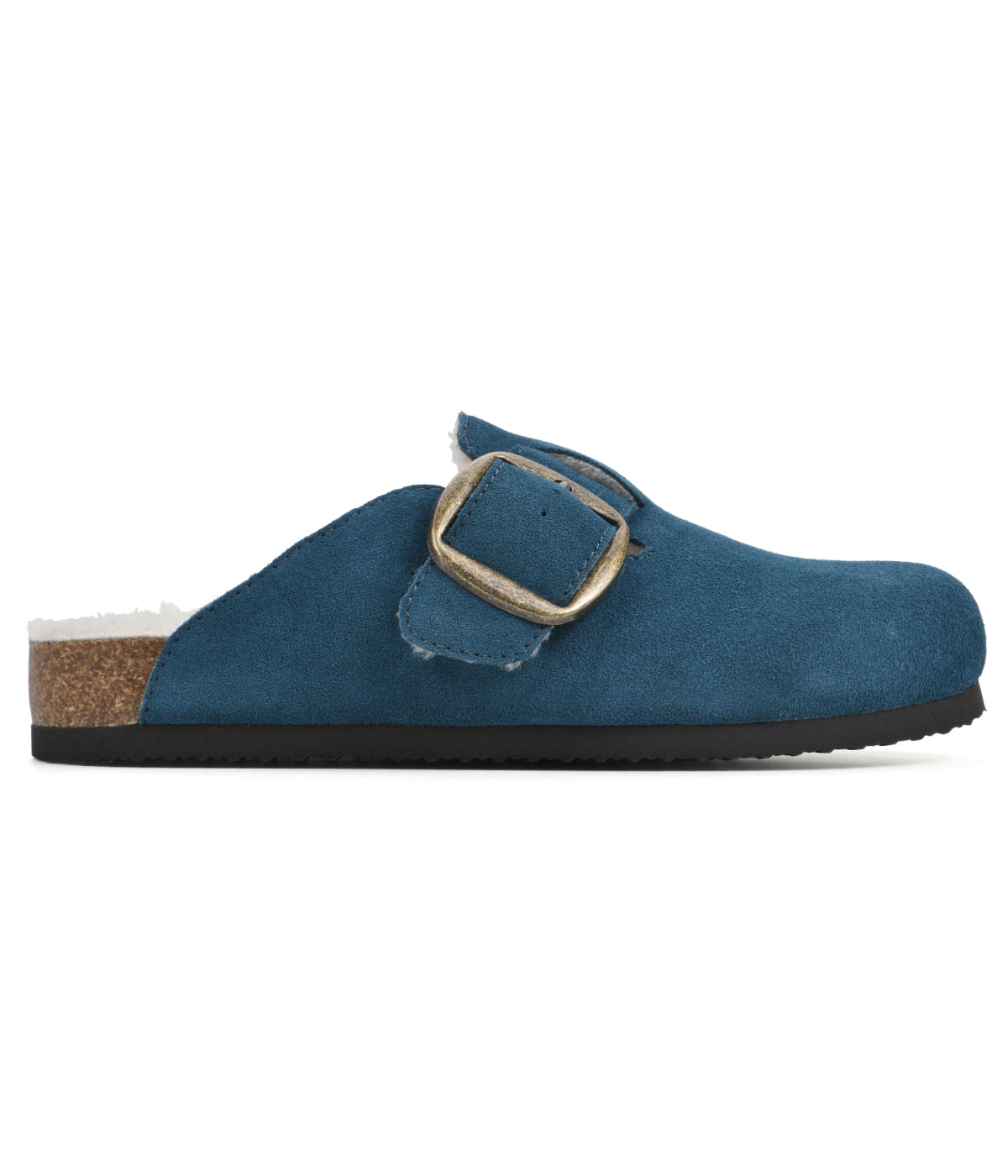  Big Easy Clogs Petro Blue/Suede/W/Fur - Petro Blue/Suede/W/Fur - Bonton