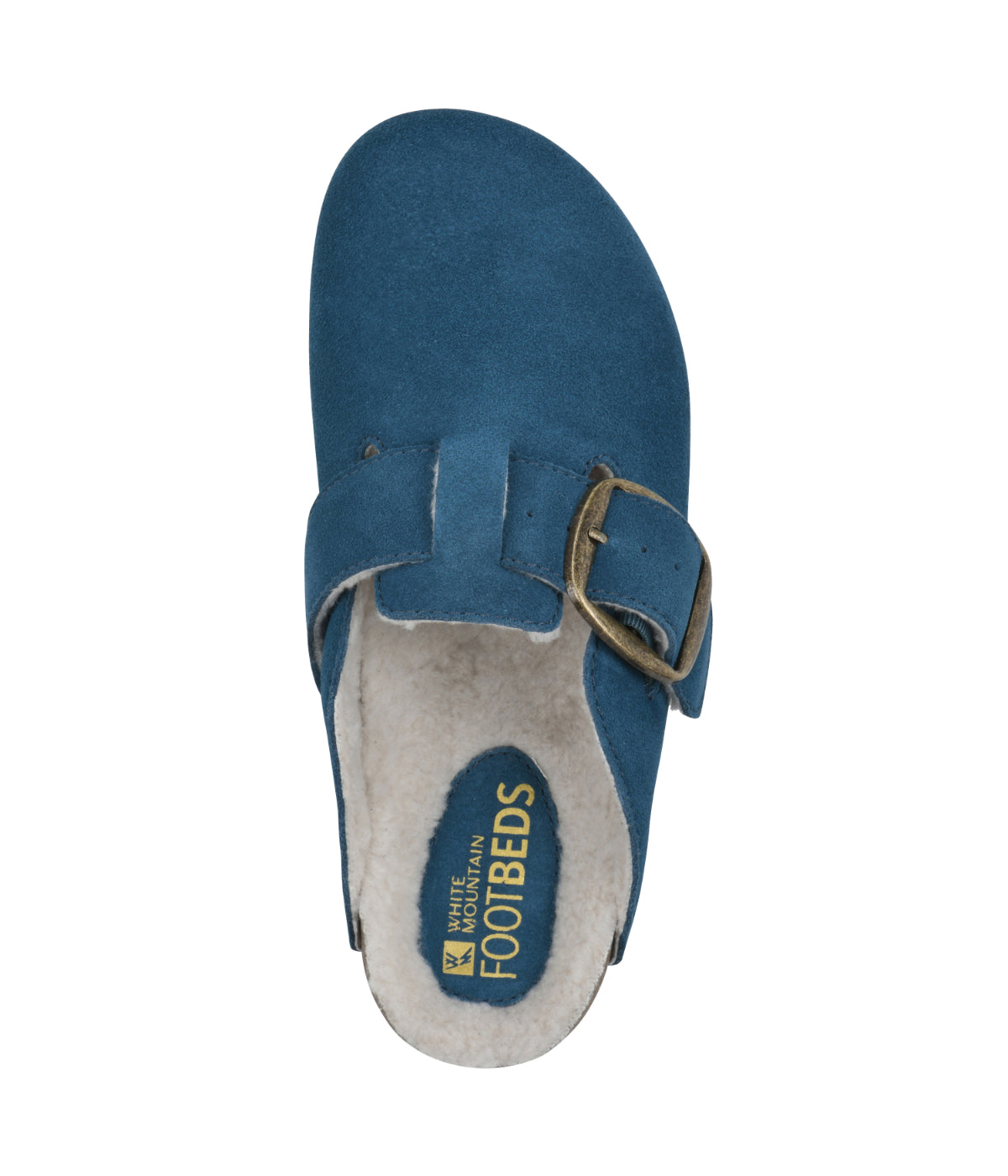  Big Easy Clogs Petro Blue/Suede/W/Fur - Petro Blue/Suede/W/Fur - Bonton