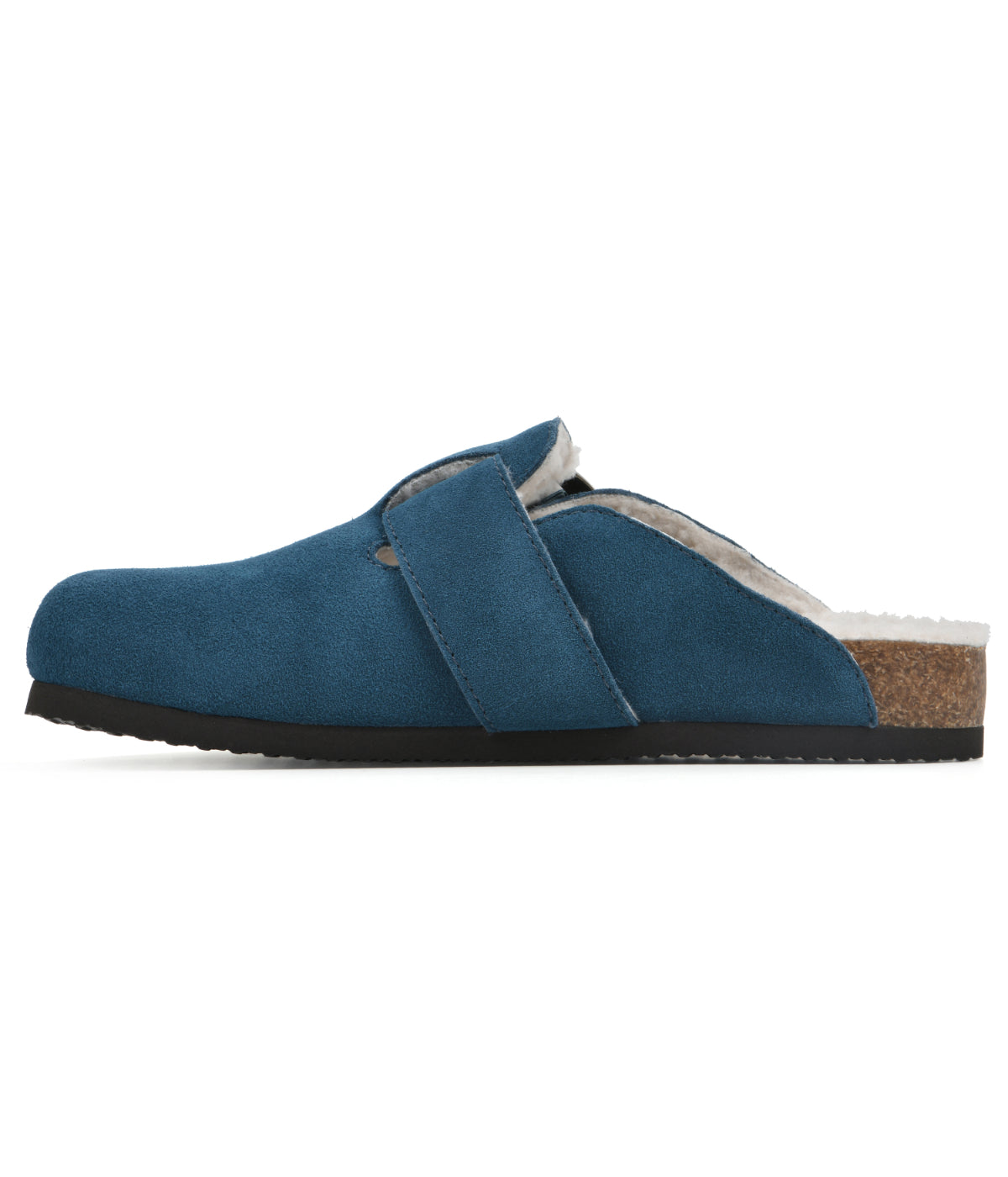  Big Easy Clogs Petro Blue/Suede/W/Fur - Petro Blue/Suede/W/Fur - Bonton