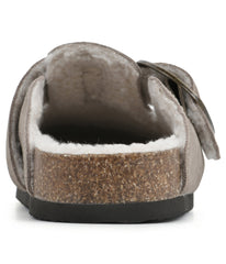 Big Easy Clogs Taupe/Suede W/ Fur