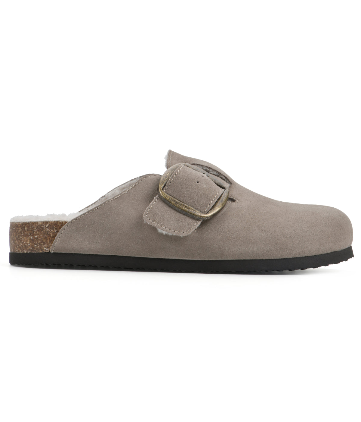  Big Easy Clogs Taupe/Suede W/ Fur - Taupe/Suede W/ Fur - Bonton