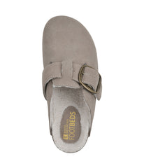 Big Easy Clogs Taupe/Suede W/ Fur