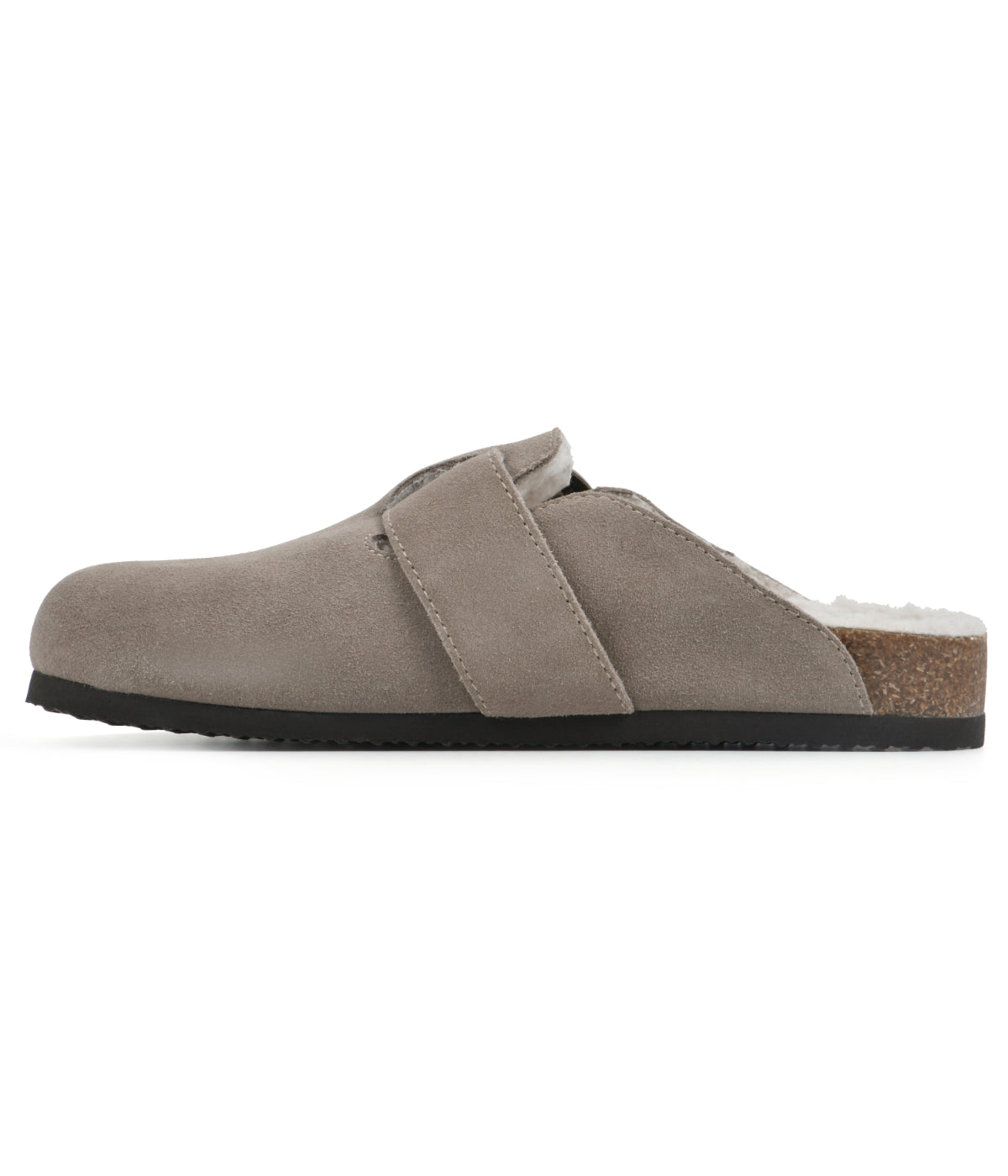  Big Easy Clogs Taupe/Suede W/ Fur - Taupe/Suede W/ Fur - Bonton