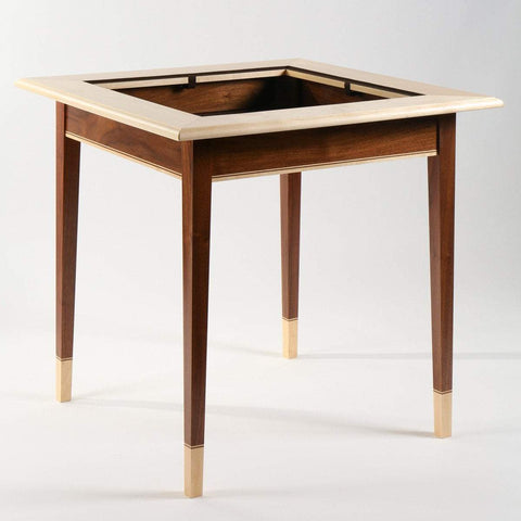 Walnut Maple Premium Hardwood Chess Table - Table - Chess-House