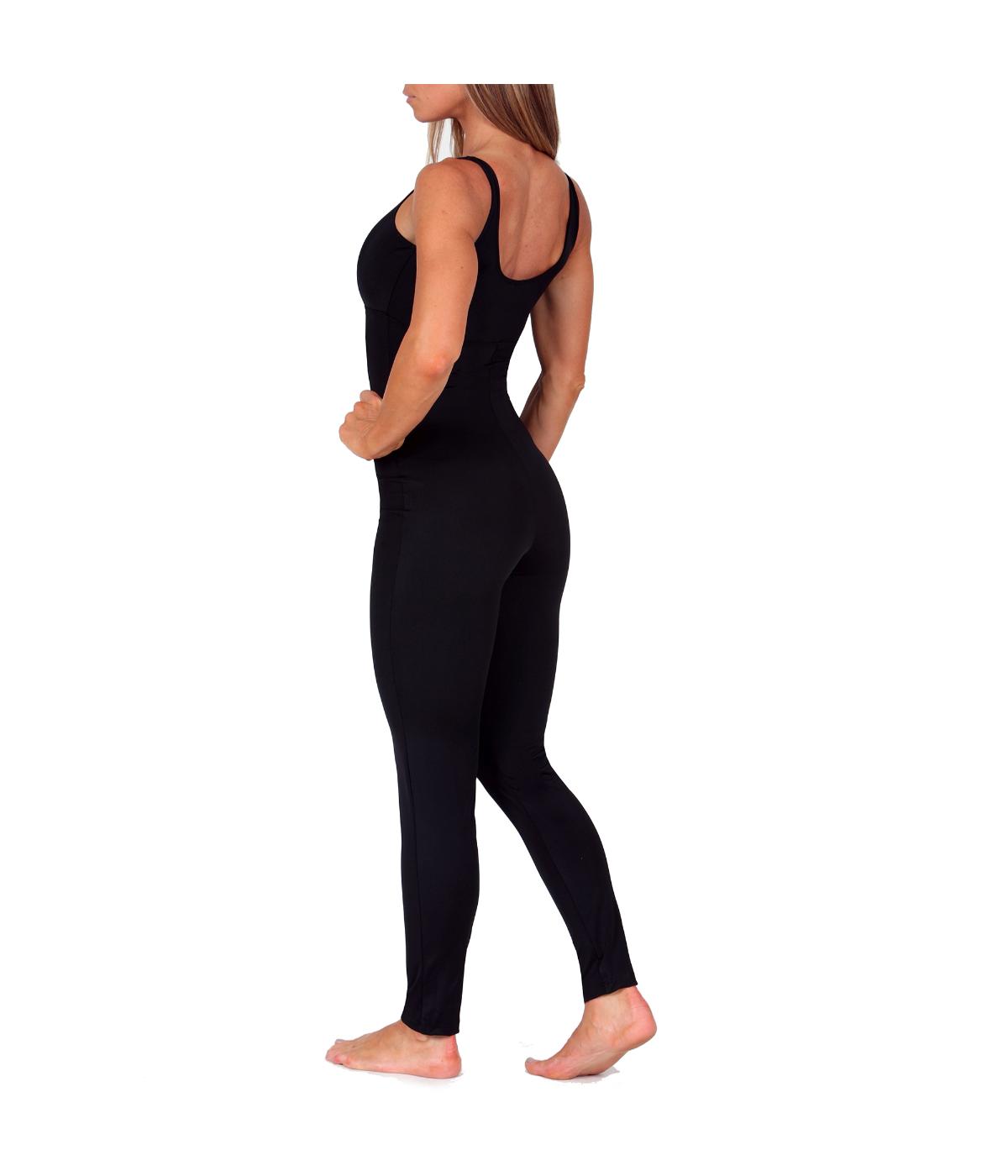  InstantFigure Sleeveless Pant Bodysuit - Black - Bonton