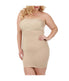  InstantFigure Strapless Empire Waist Slip Dress - Plus - Nude - Bonton