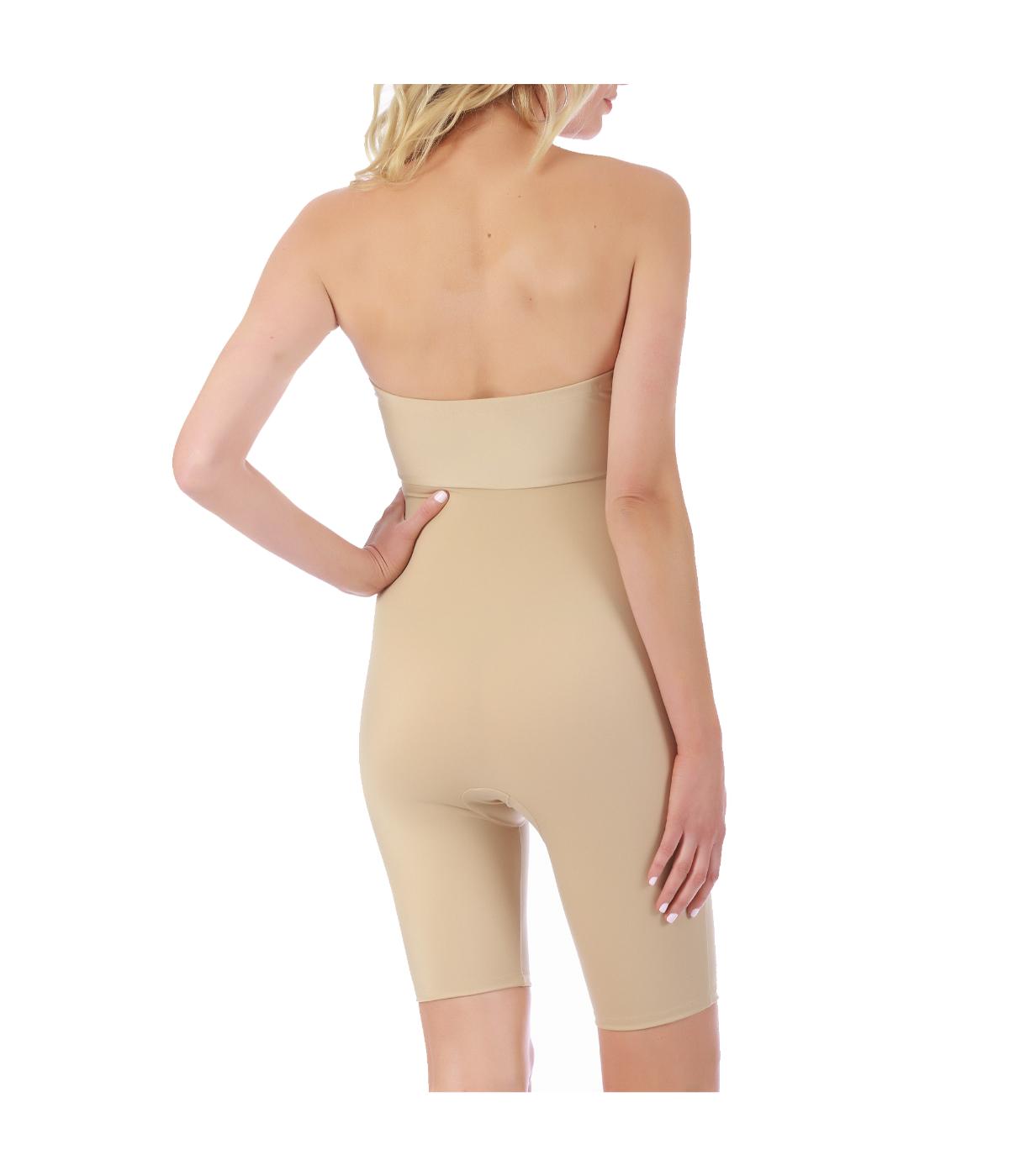  InstantFigure Bandeau Open Gusset Bodyshorts - Nude - Bonton