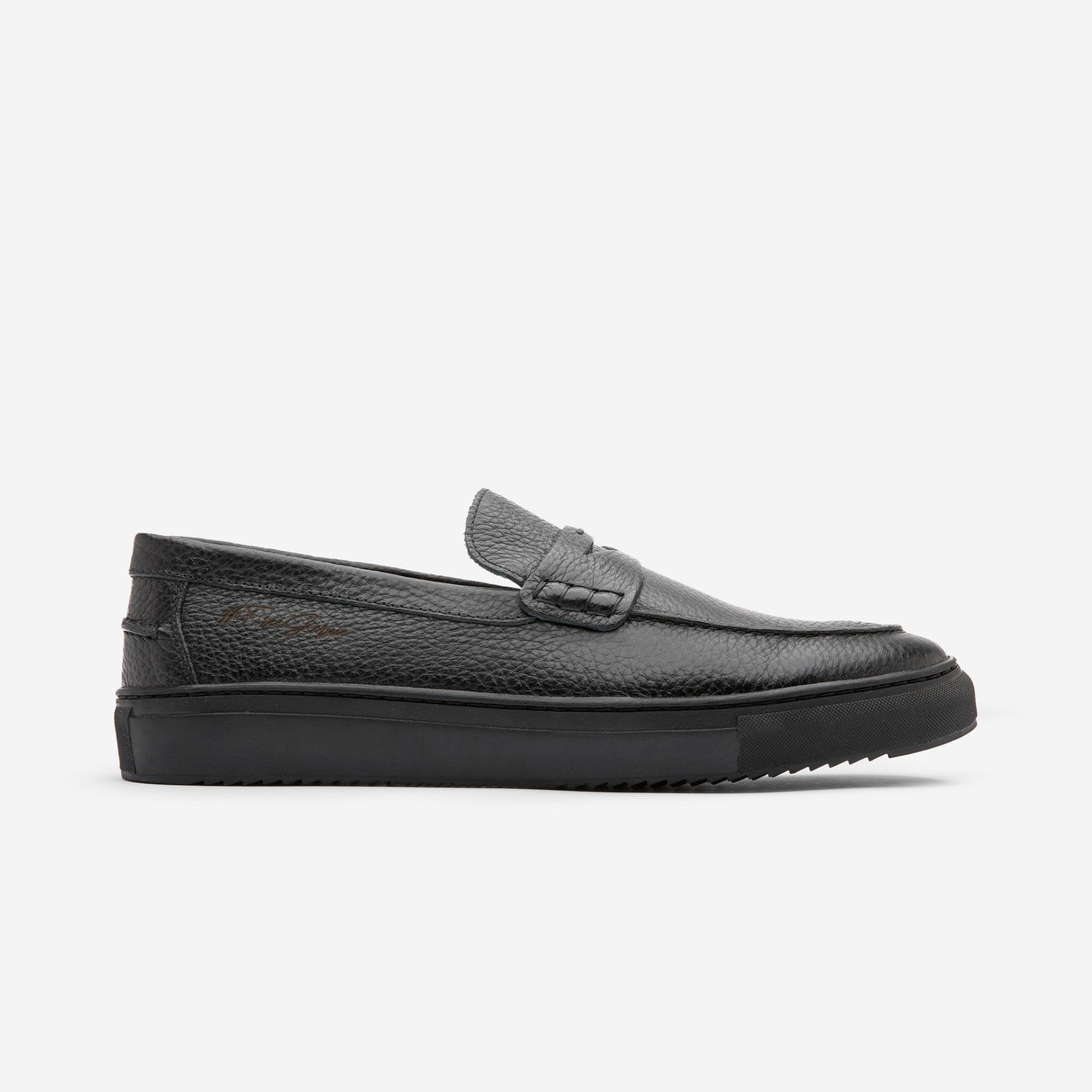  Gernie NYC 22's Penny Leather Low Top - Black Napa - Bonton