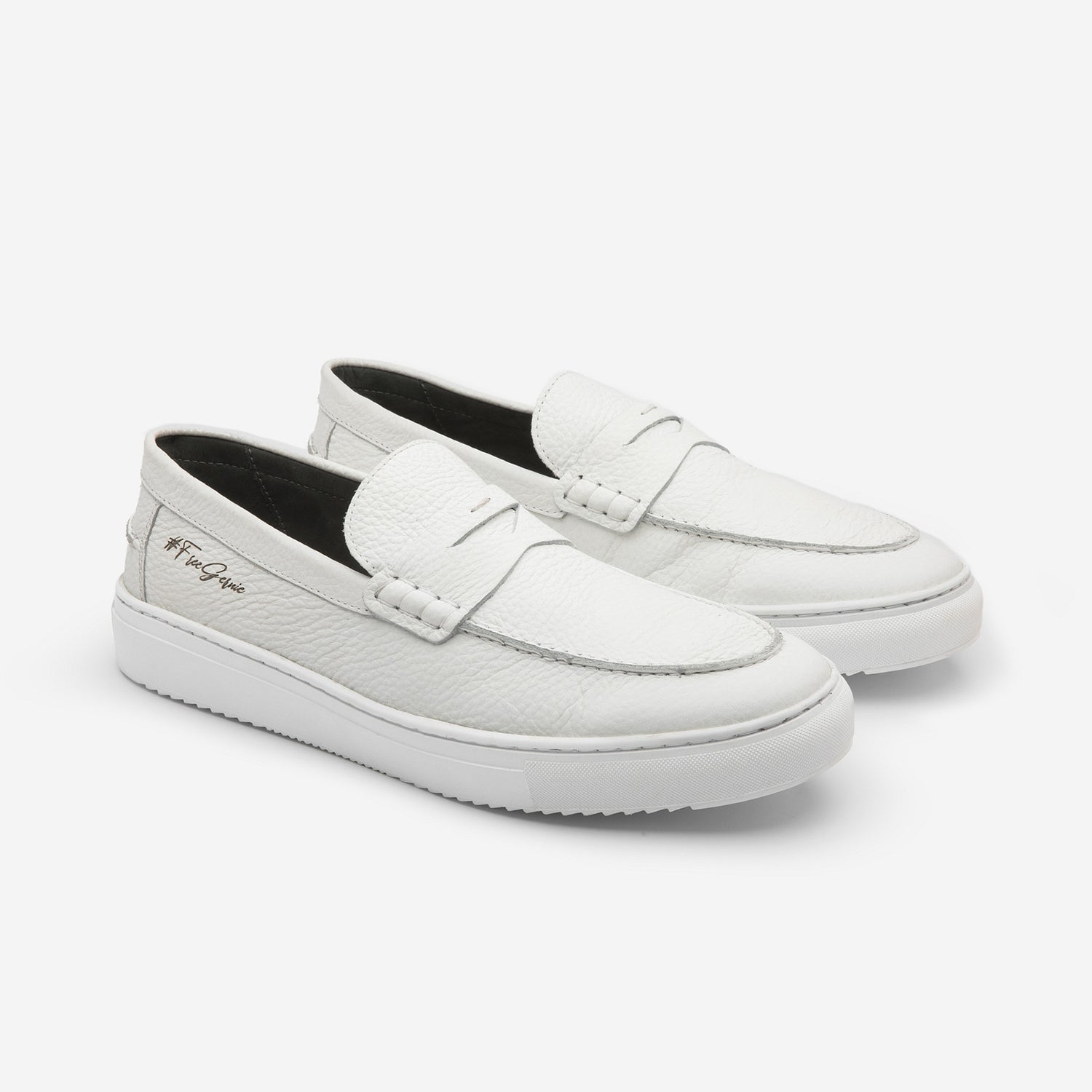  Gernie NYC 22's Penny Leather Low Top - Black Napa - Bonton