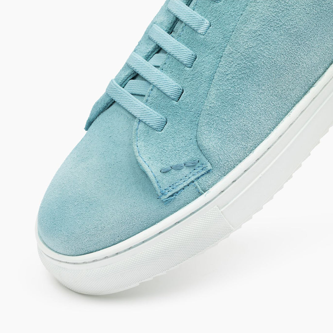  Gernie NYC 36's Laceless Low Top - Light Blue Suede - Bonton