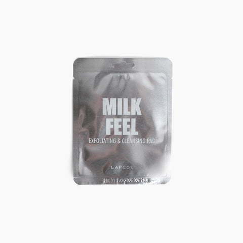 milk feel exfoliating & cleansing pads from lapcos