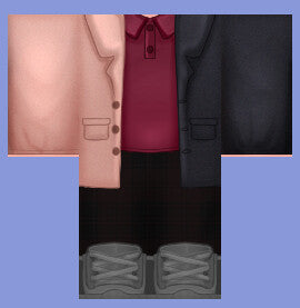  Forever 21 Colorblock Longline Coat - black-deep-taupe-swatch - Bonton