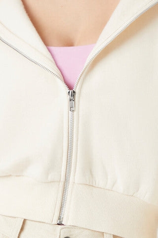 Basic Fleece Zip-Up Hoodie