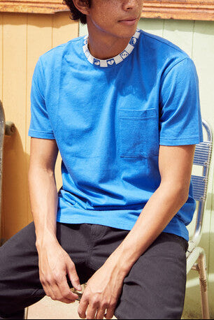 Graphic-Trim Crew Tee