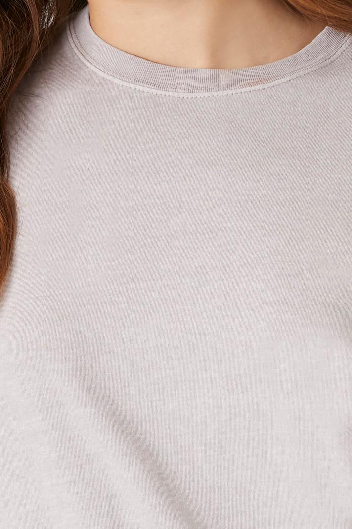  Forever 21 Oversized Drop-Sleeve Top - beige - Bonton