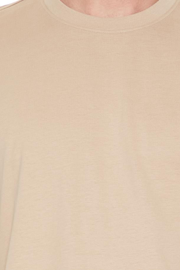  Forever 21 Cotton Crew High-Low Hem Tee - black - Bonton