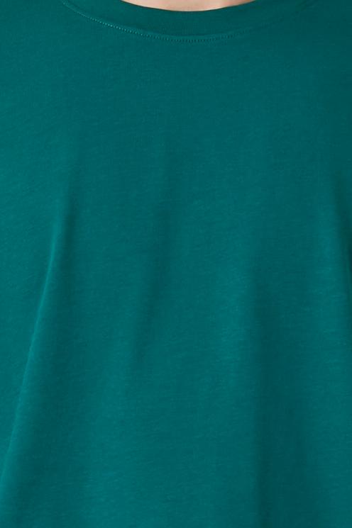  Forever 21 Scoop Cotton Crew Tee - black - Bonton