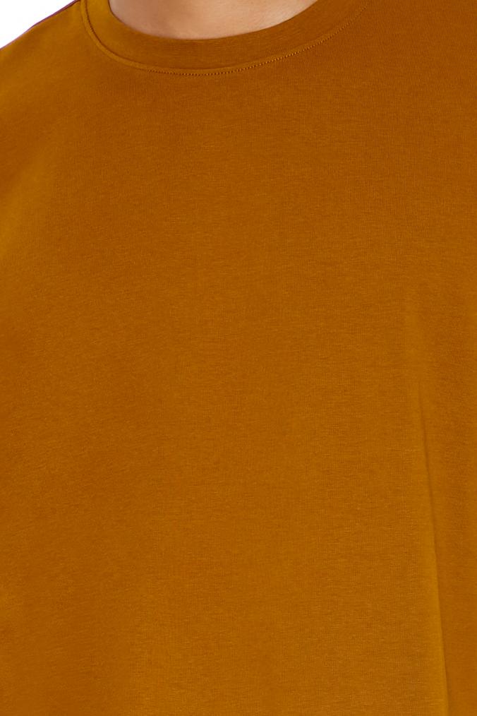  Forever 21 Scoop Cotton Crew Tee - black - Bonton