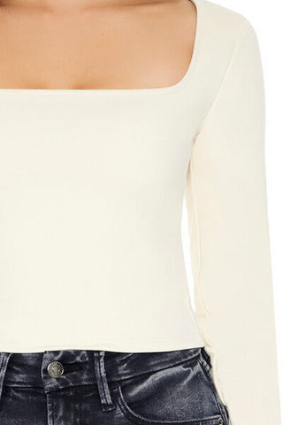 Sculpt Shape Square-Neck Top
