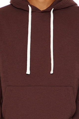 Drawstring Cotton-Blend Hoodie