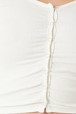 Seamless Ribbed Knit Crop Top