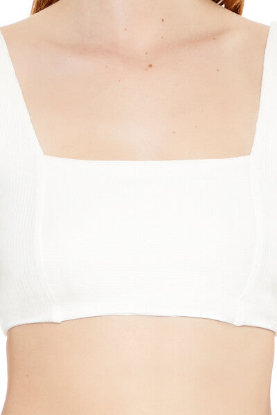  Forever 21 Sleeveless Crop Top - white - Bonton