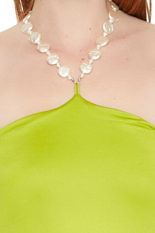 Contour Sculpt Faux Pearl Bodysuit