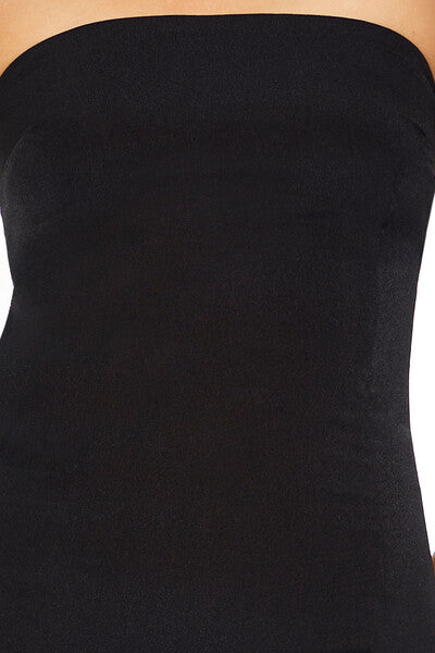  Forever 21 Chiffon Mini Tube Dress - black - Bonton