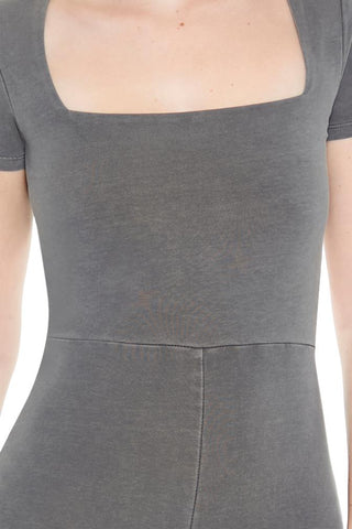 Mineral Wash Cutout Romper