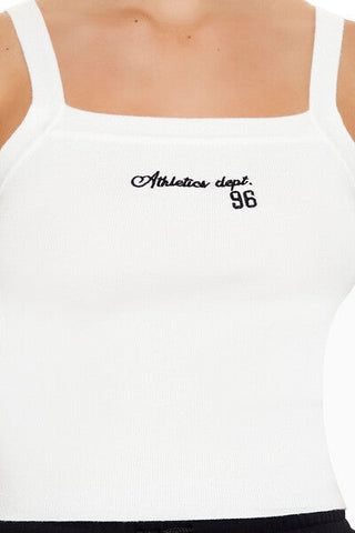Sweater-Knit Athletics Dept Cami