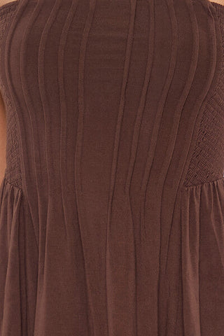 Pom Pom Strapless Mini Dress
