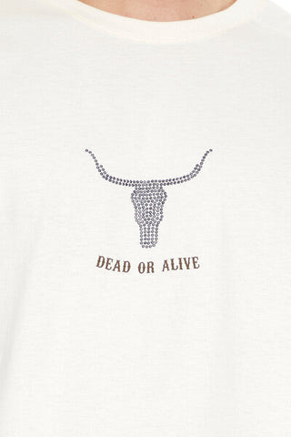 Studded Dead Or Alive Graphic Tee
