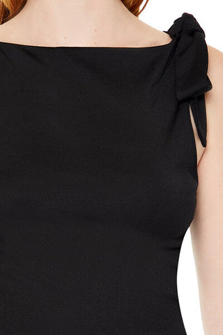 Sleeveless Tie-Strap Crop Top