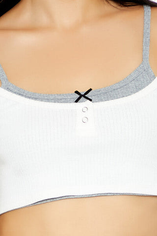 Bow Combo Cropped Cami