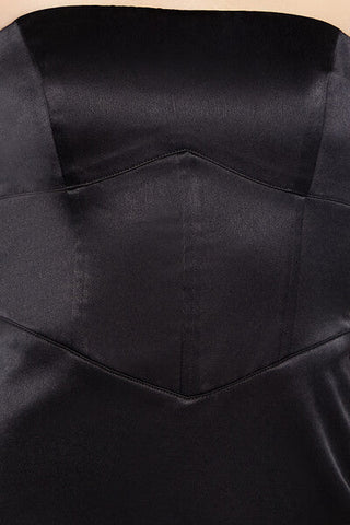 Lace-Up Corset Tube Mini Dress