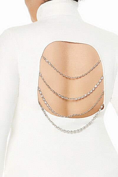  Forever 21 Plus Size Faux Gem Midi Sweater Dress - black - Bonton