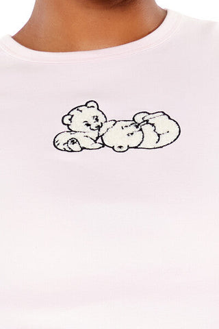 Plus Size Polar Bear Baby Tee