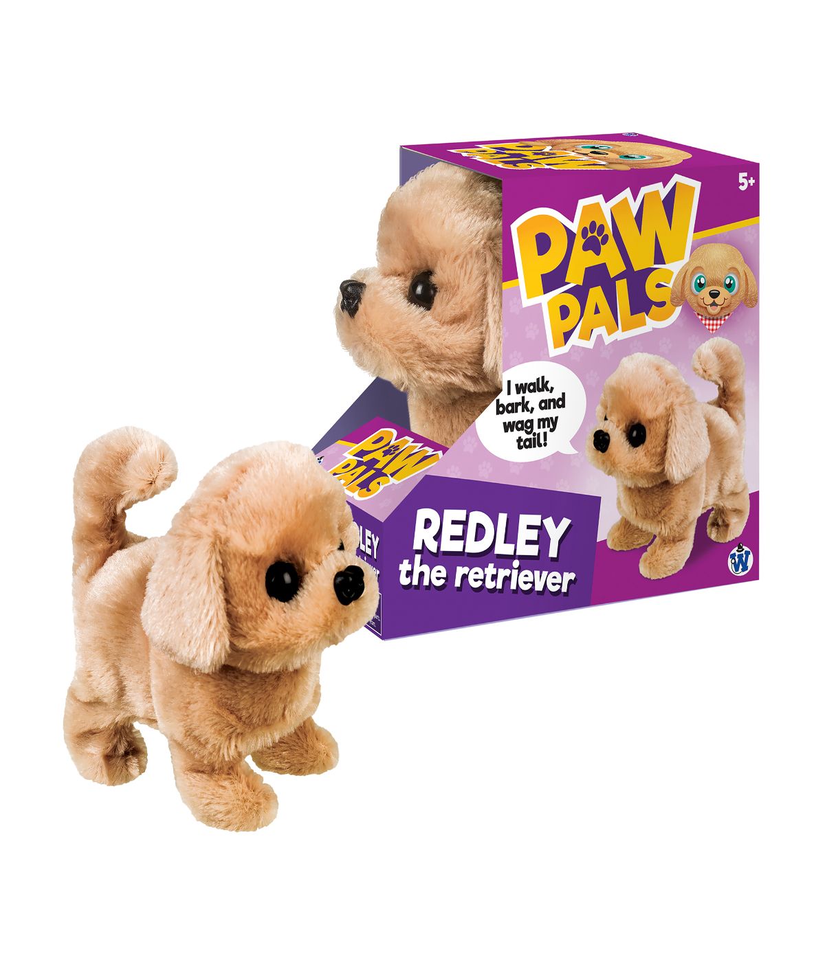  Paw Pals - Redley the Retriever Multi - Multi - Bonton