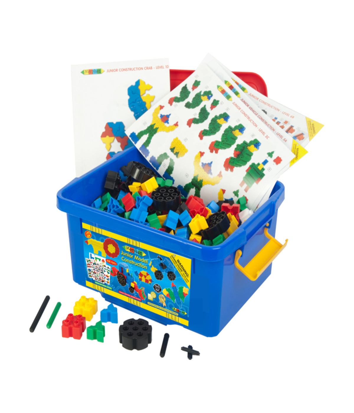  Morphun Junior Model Construction Set: 400 Pcs Multi - Multi - Bonton