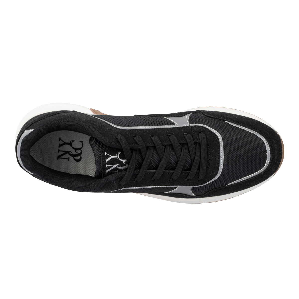  New York & Company Men's Harvey Low Top Sneaker - Black - Bonton