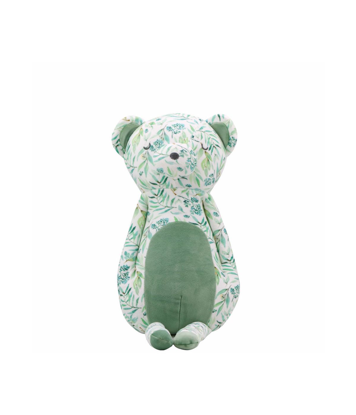  GooseWaddle Basil Bear Mint Super Soft Plush ShadesofGreen/White - Shades of Green, White - Bonton