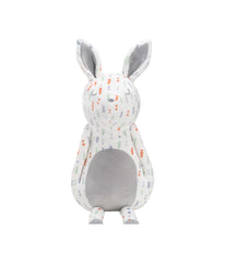 Luna Bunny Gray Super Soft Plush Gray/Orange/Green