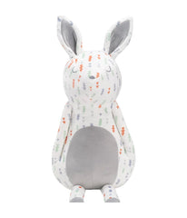 Luna Bunny Gray Super Soft Plush Gray/Orange/Green