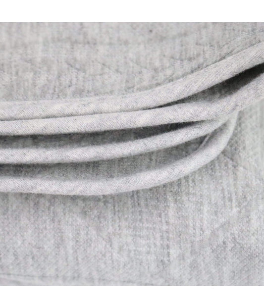 Gray Knit Blanket Gray