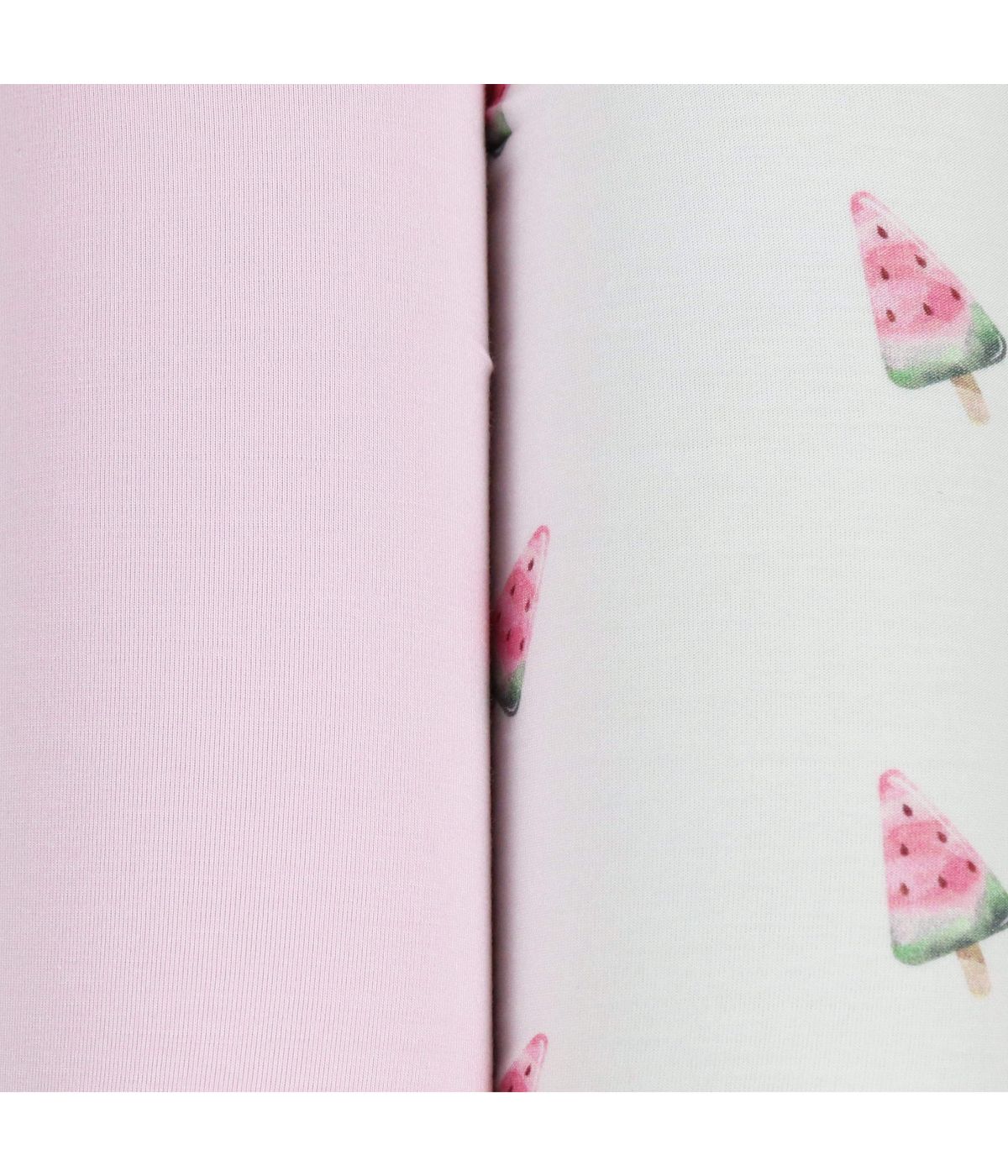 Watermelon Popsicle and Pink 2 PK Swaddle Blanket Pink