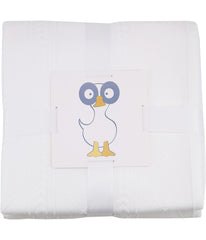 White 50" x 60" Full Size Knit Throw White