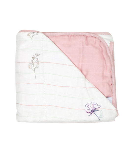 Bamboo Muslin Quilted Blanket Pink/Purple/Mint