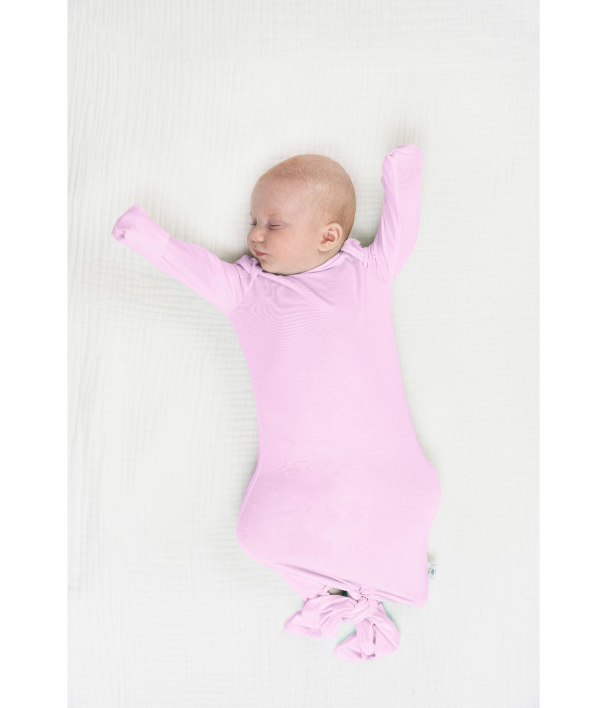  GooseWaddle Link Pink Knotted Gown 3-6 months Pink - Pink - Bonton